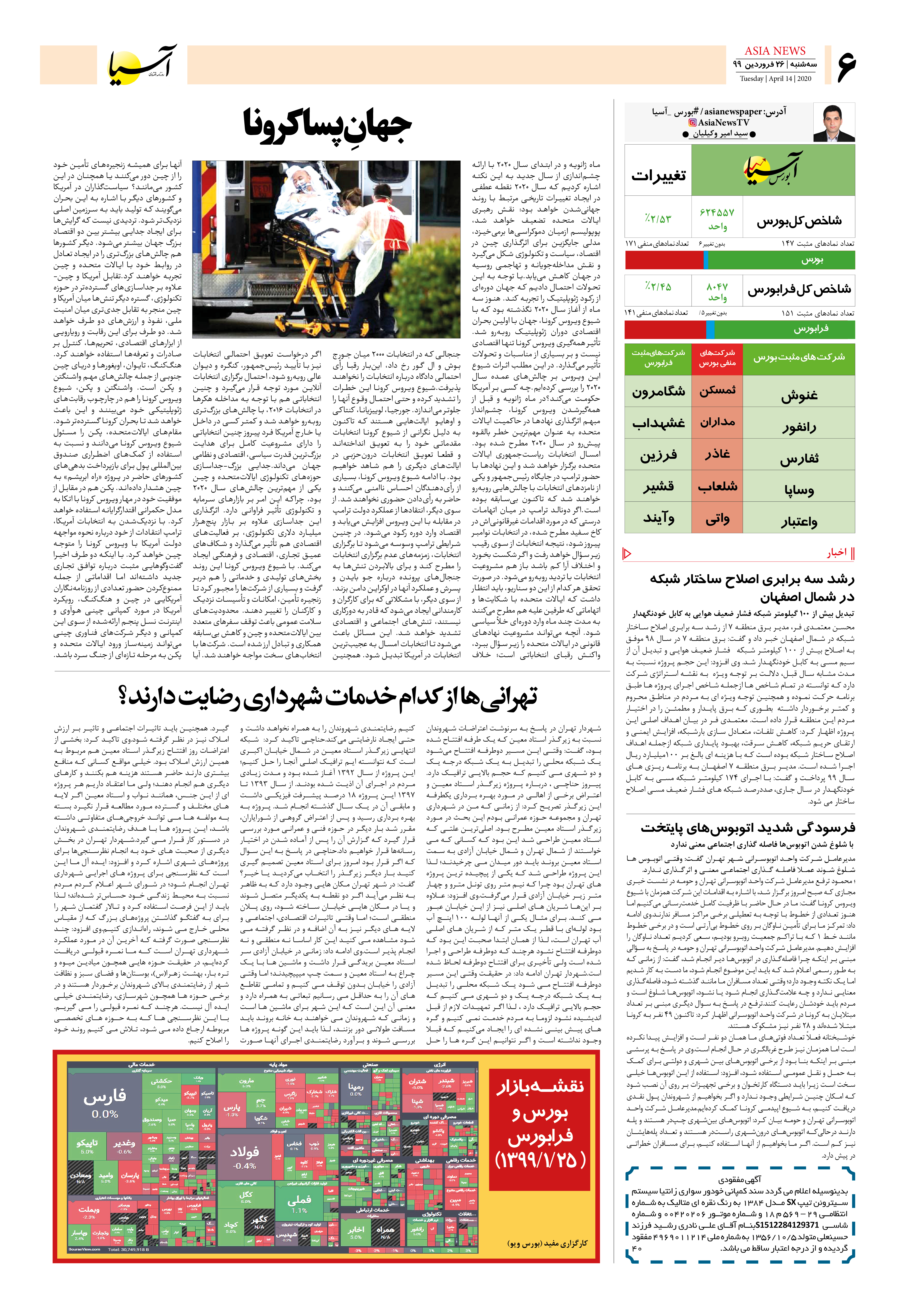 صفحه شش 99/1/26