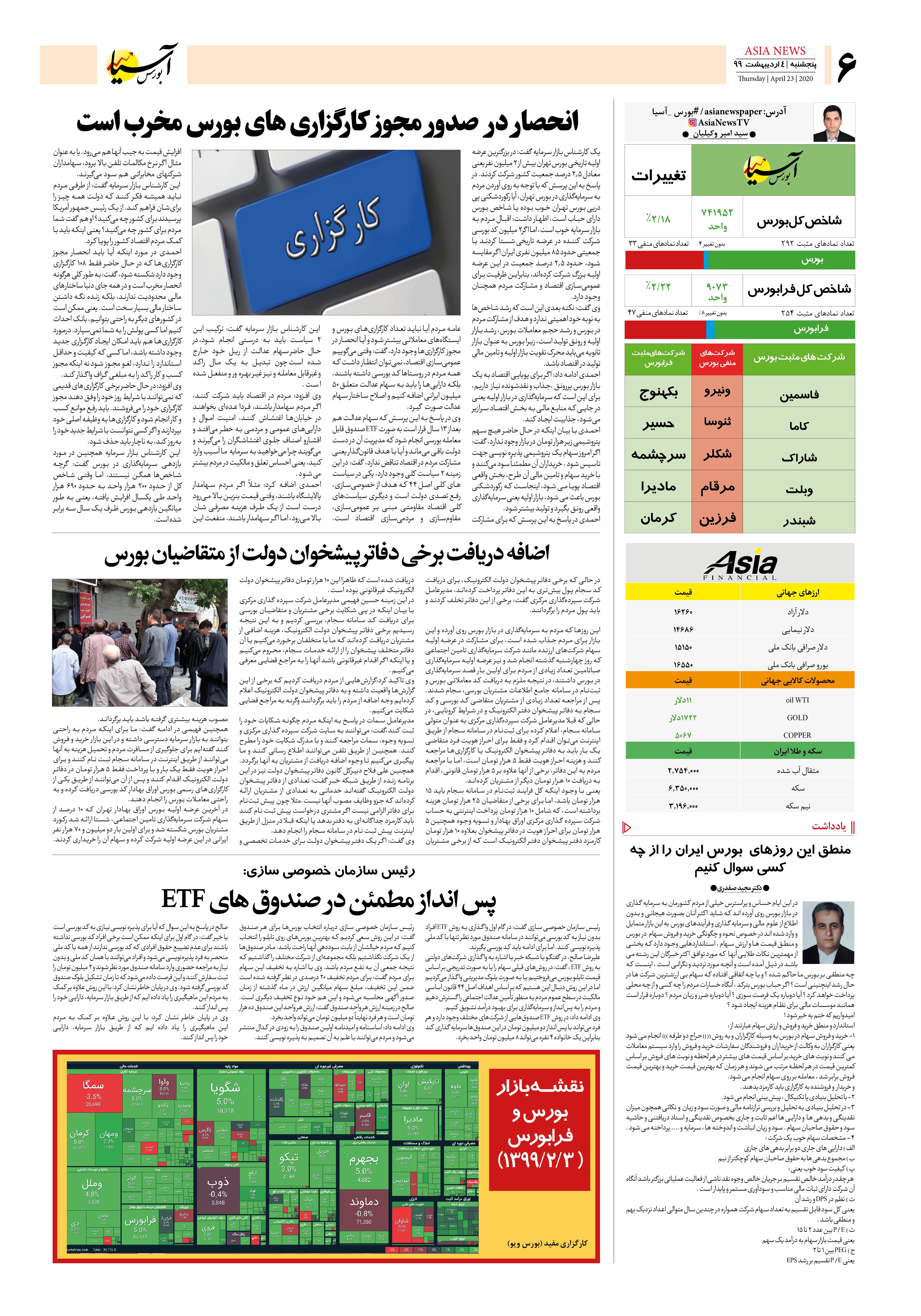 صفحه شش 99/2/4