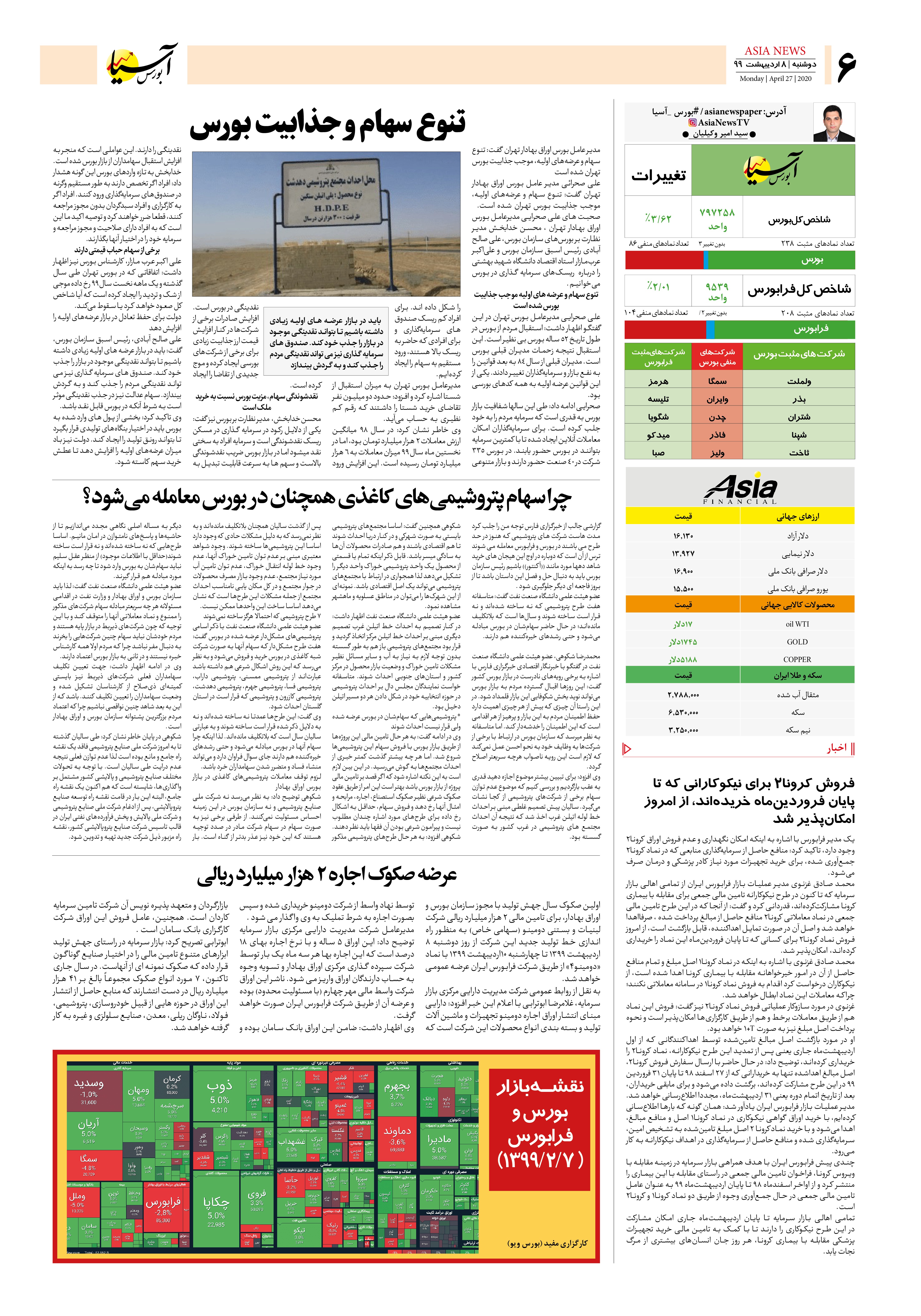 صفحه شش 99/2/8