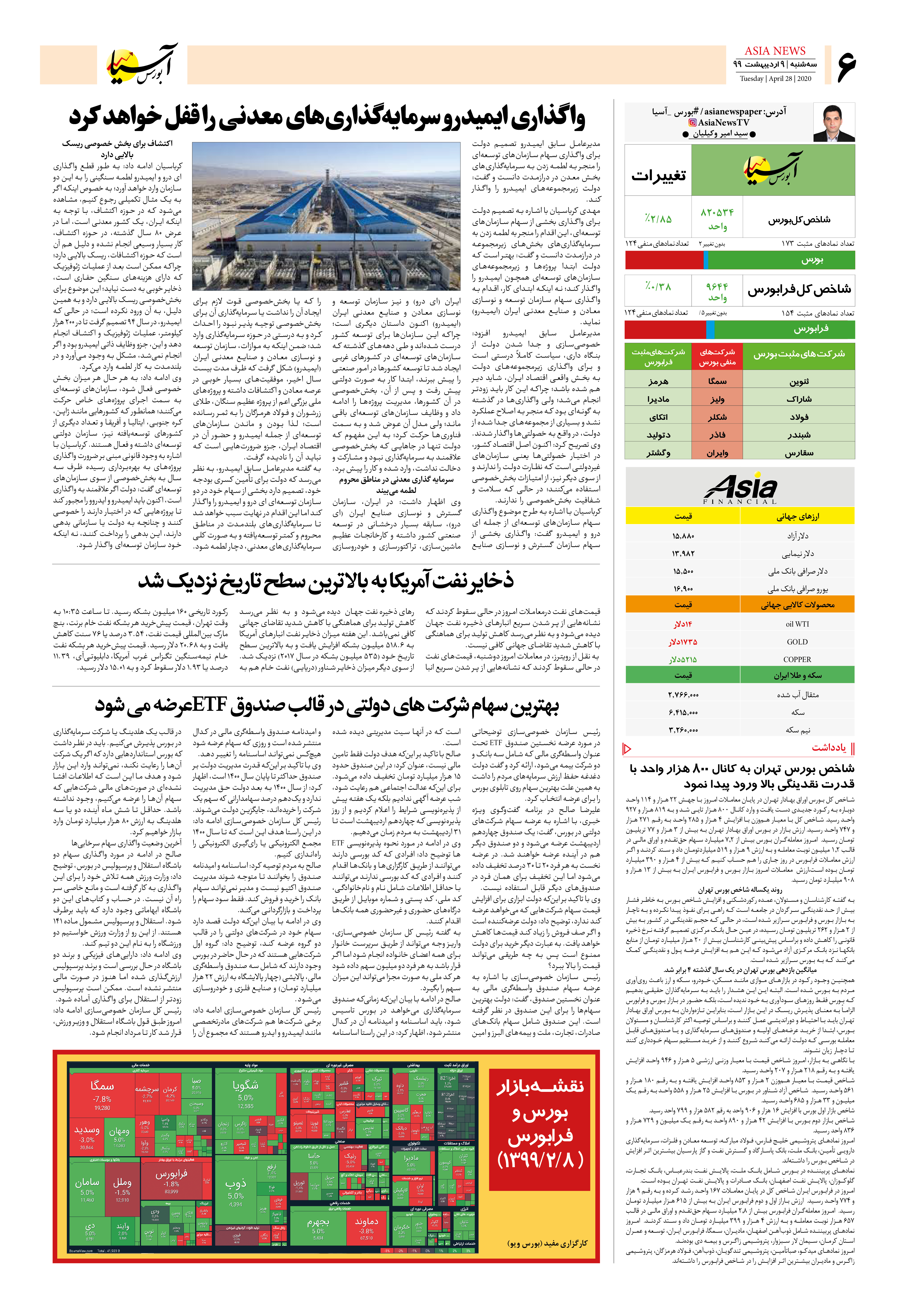 صفحه شش 99/2/9