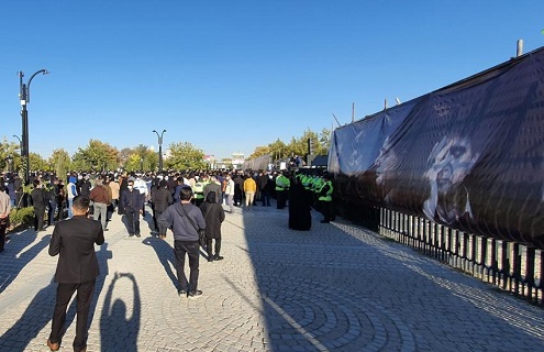 مراسم خاکسپاری شجریان در توس