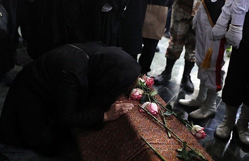 مراسم خاکسپاری شجریان در توس