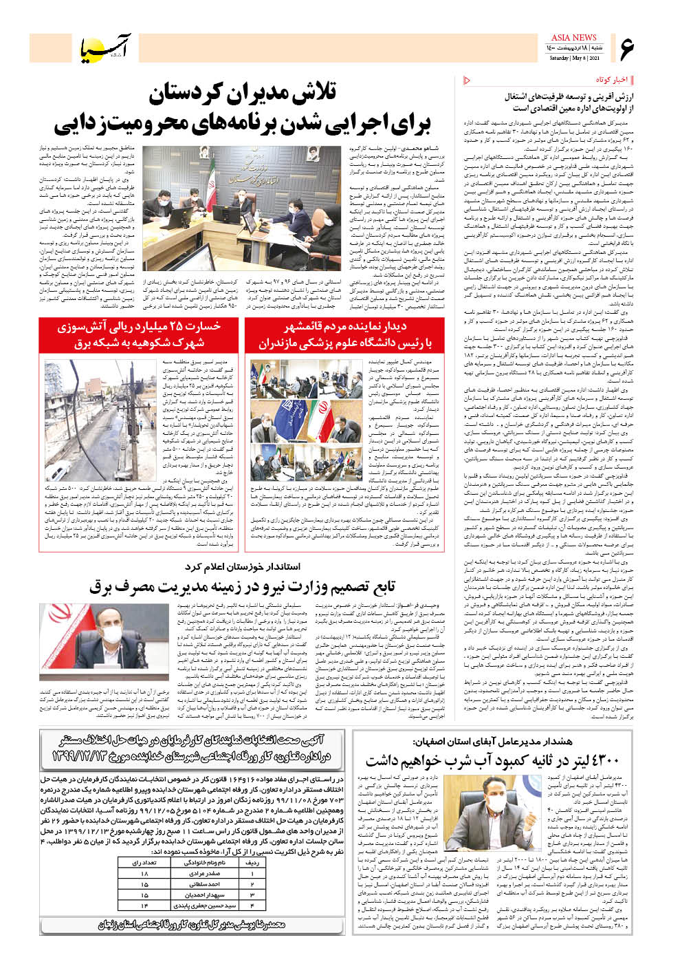 روزنامه اقتصادی آسیا - ۱۸ اردیبهشت ۱۴۰۰ 5