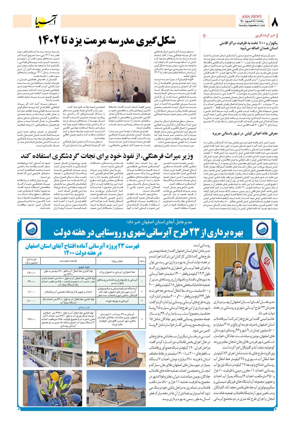 روزنامه اقتصادی آسیا - ۱۴ شهریور ۱۴۰۰ 7