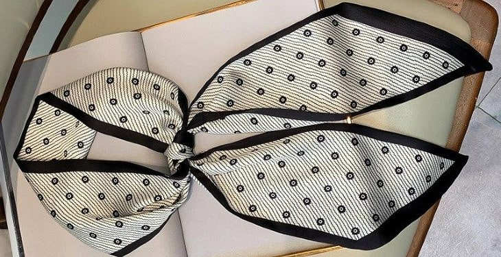 بستن روسری روی گردن