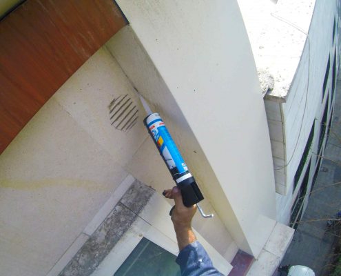 آب بندی نمای سیمانی