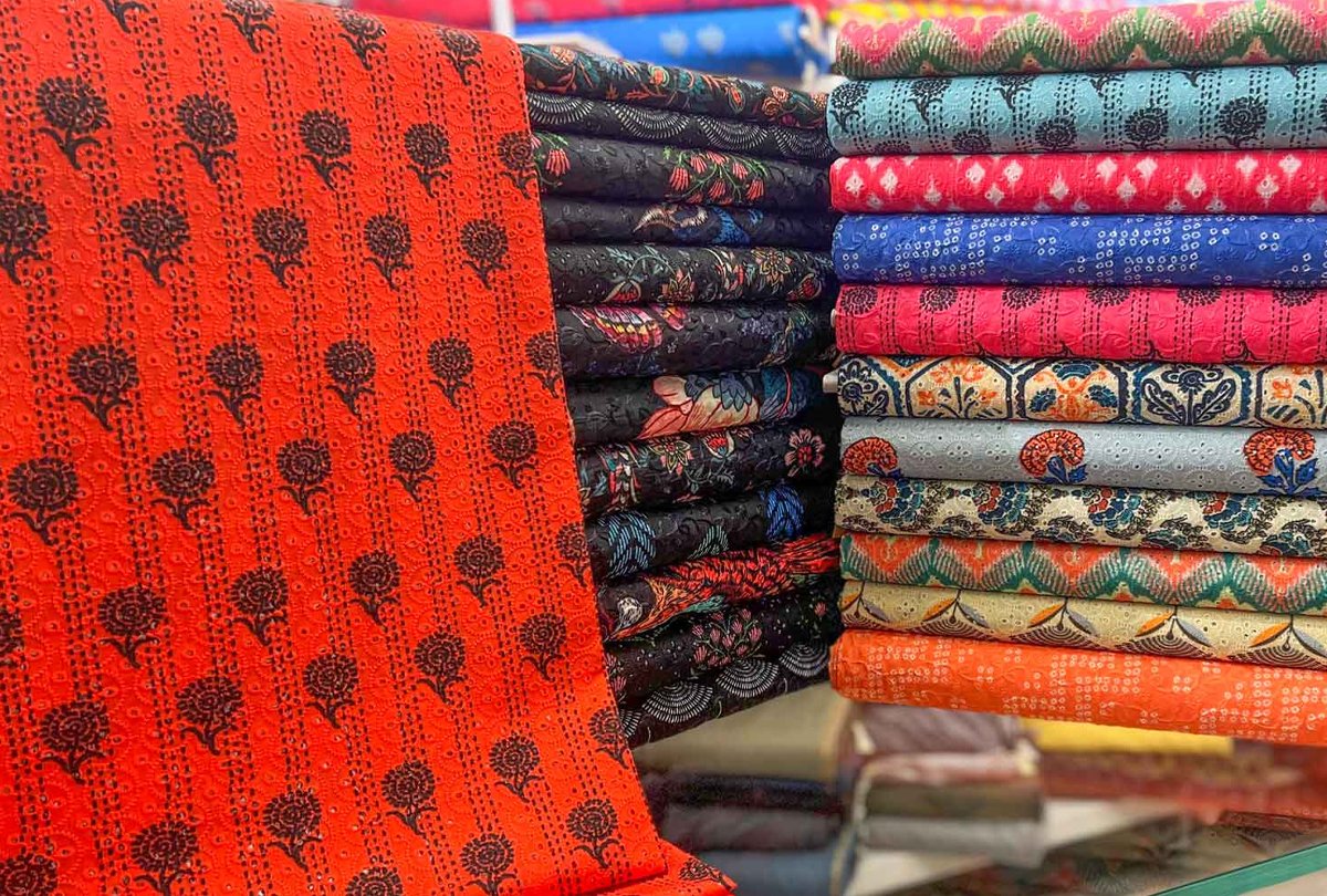 پارچه وال سوزن دوزی