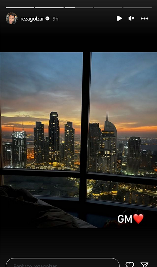 رضا گلزار و آیسان آقاخانی