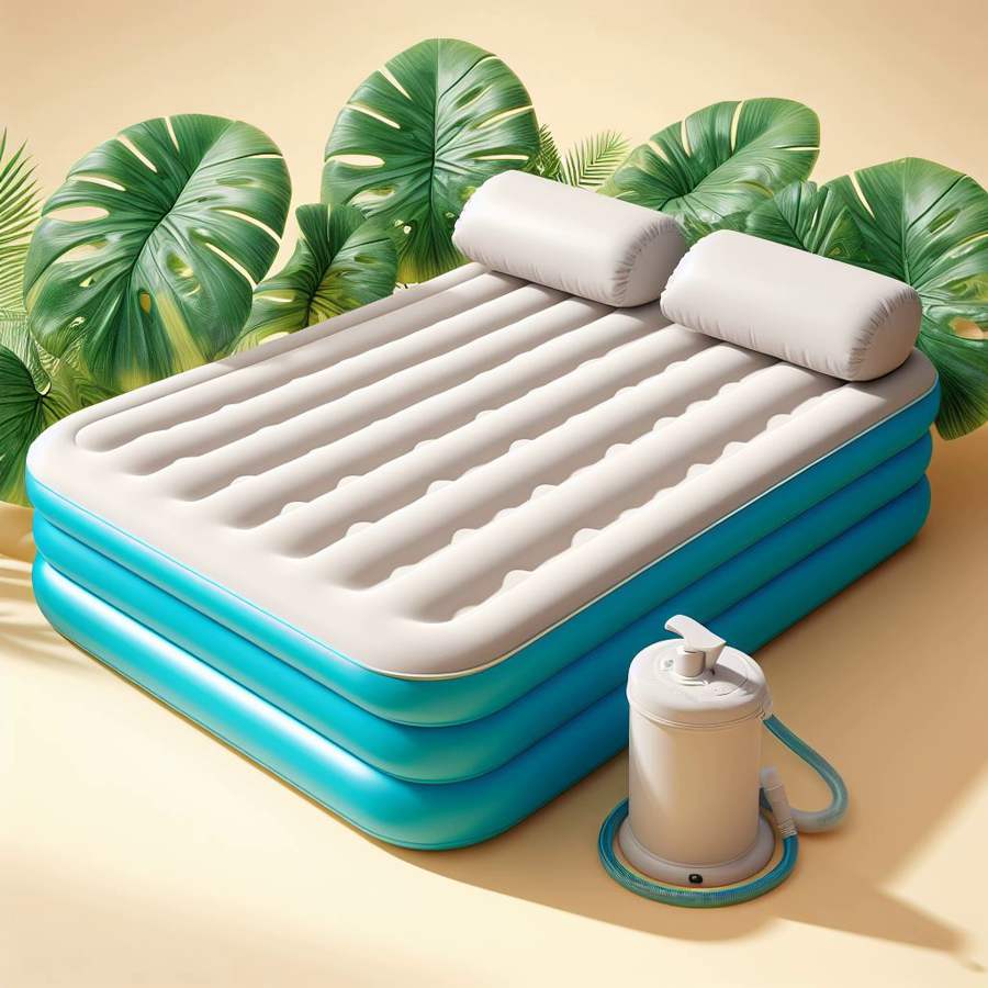 تشک بادی دو نفره پمپ دار