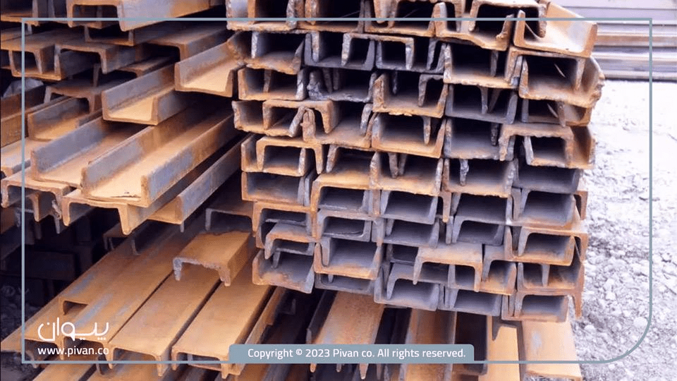 سایز انواع ناودانی