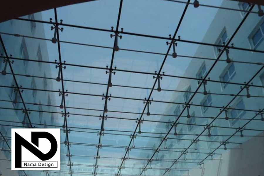 سقف شیشه ای اسپایدر