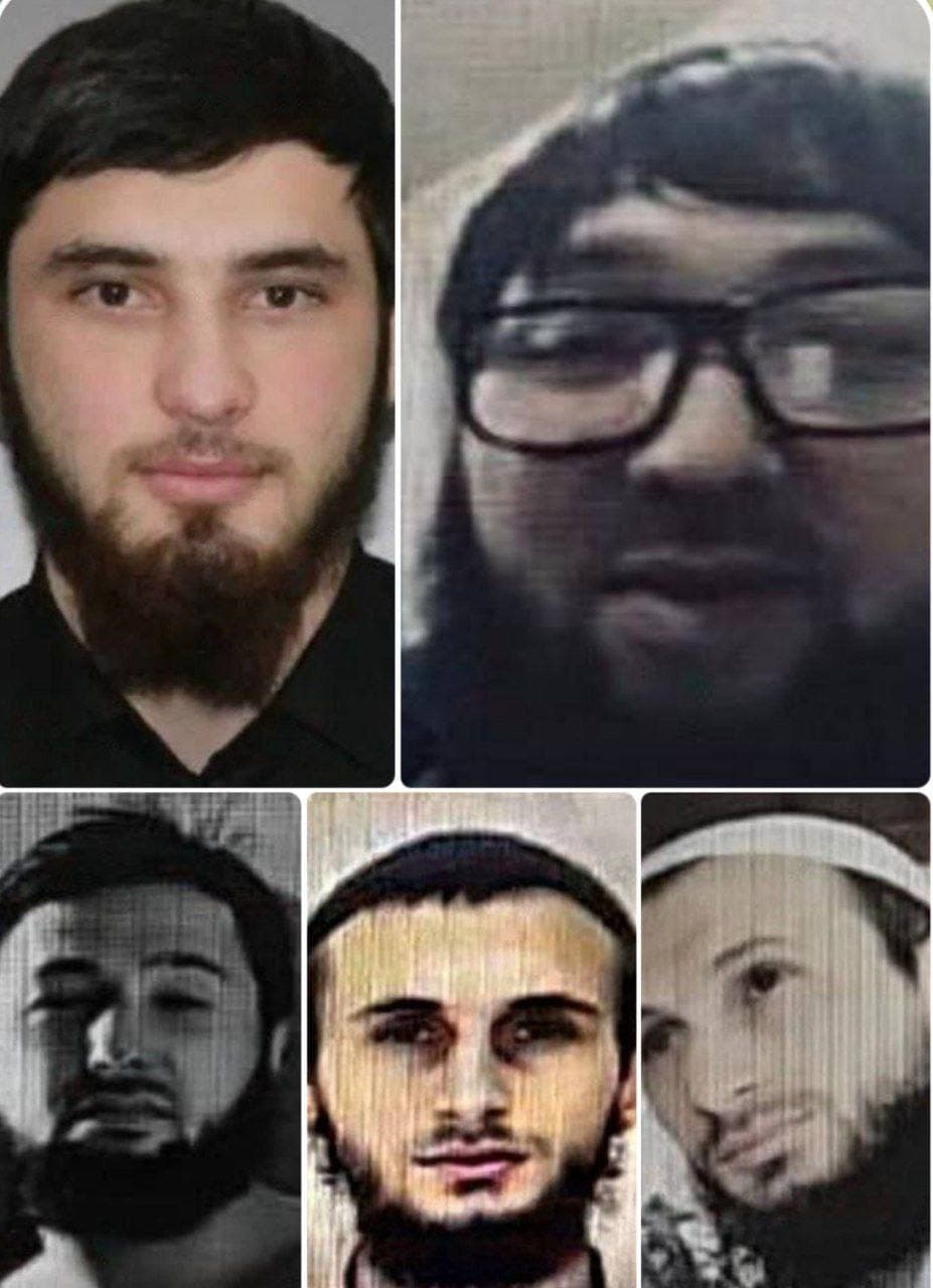 تصاویر مهاجمین مسلح حمله تروریستی امشب در مسکو