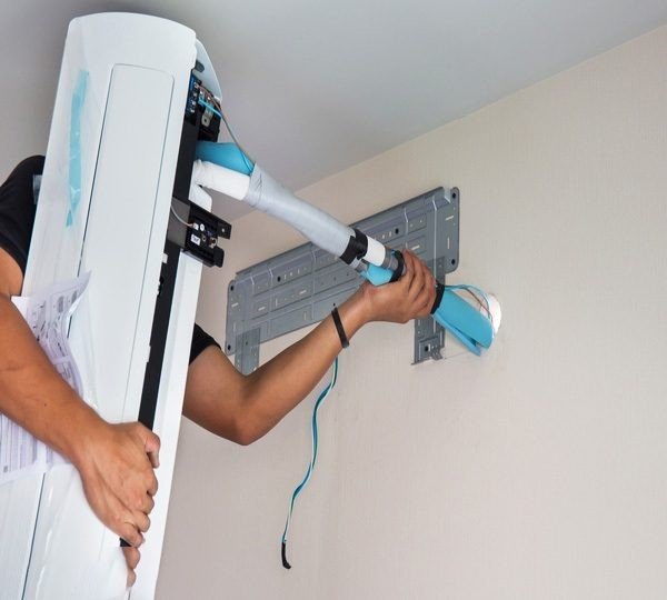 روش نصب و لوله کشی توکار اسپلیت