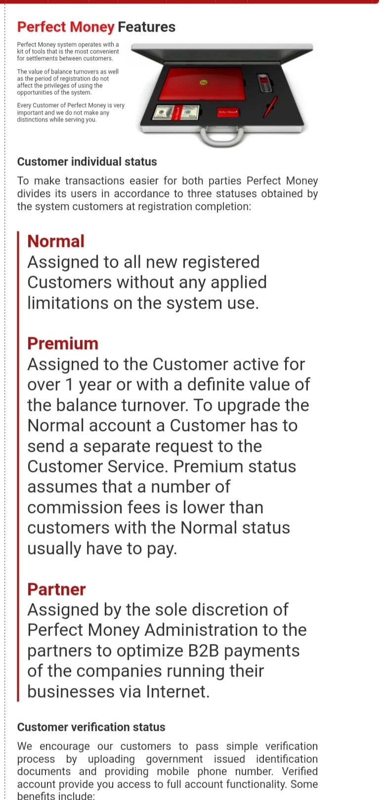 دلایل مسدود شدن حساب پرفکت مانی