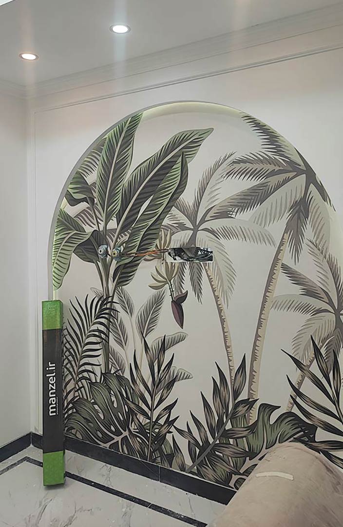 نمونه کار کاغذ دیواری اجرا و نصب شده