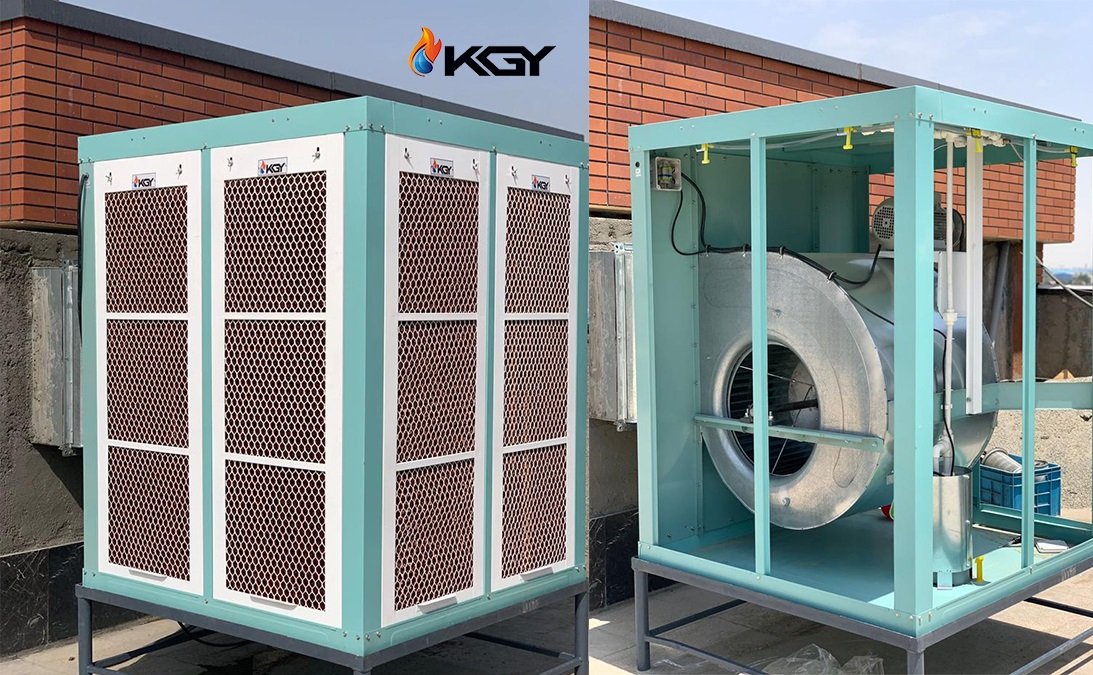 کولر صنعتی سلولزی سانتریفیوژ کولاک گستر یزد