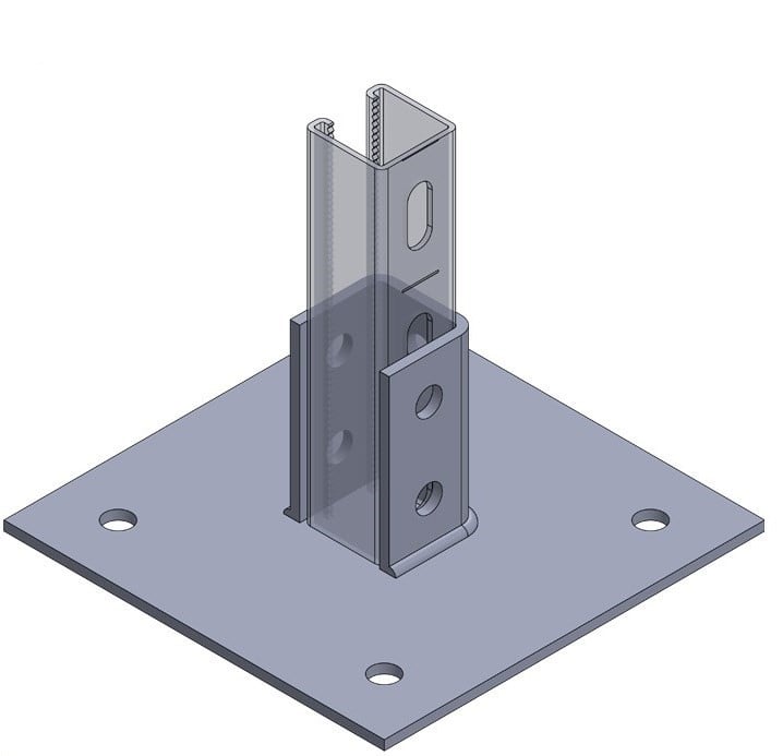 اتصال پروفیل آهنی با پیچ و مهره