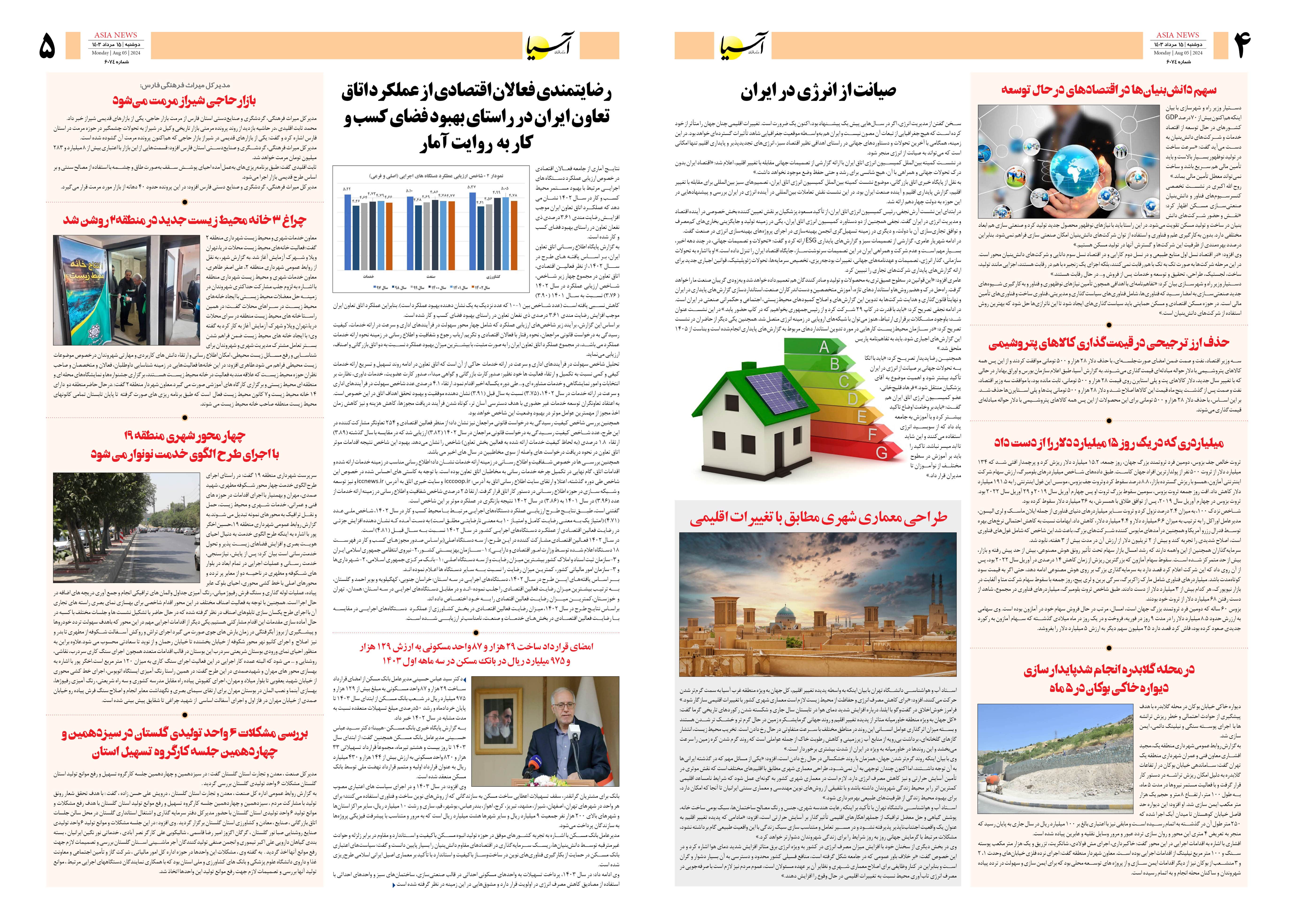 روزنامه اقتصادی آسیا - ۱۵ مرداد ۱۴۰۳ 3