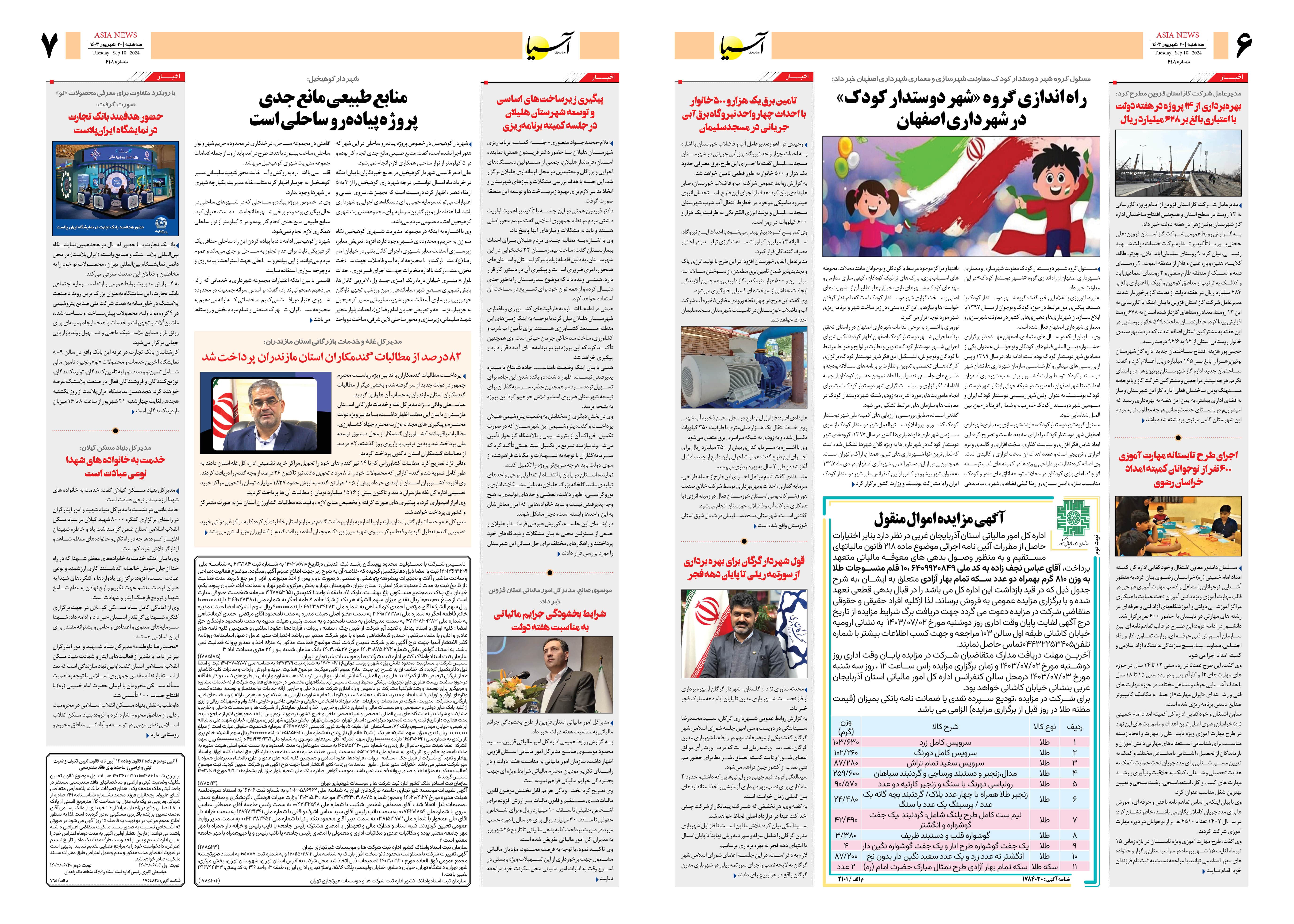 روزنامه اقتصادی آسیا - ۲۰ شهریور ۱۴۰۳ 2