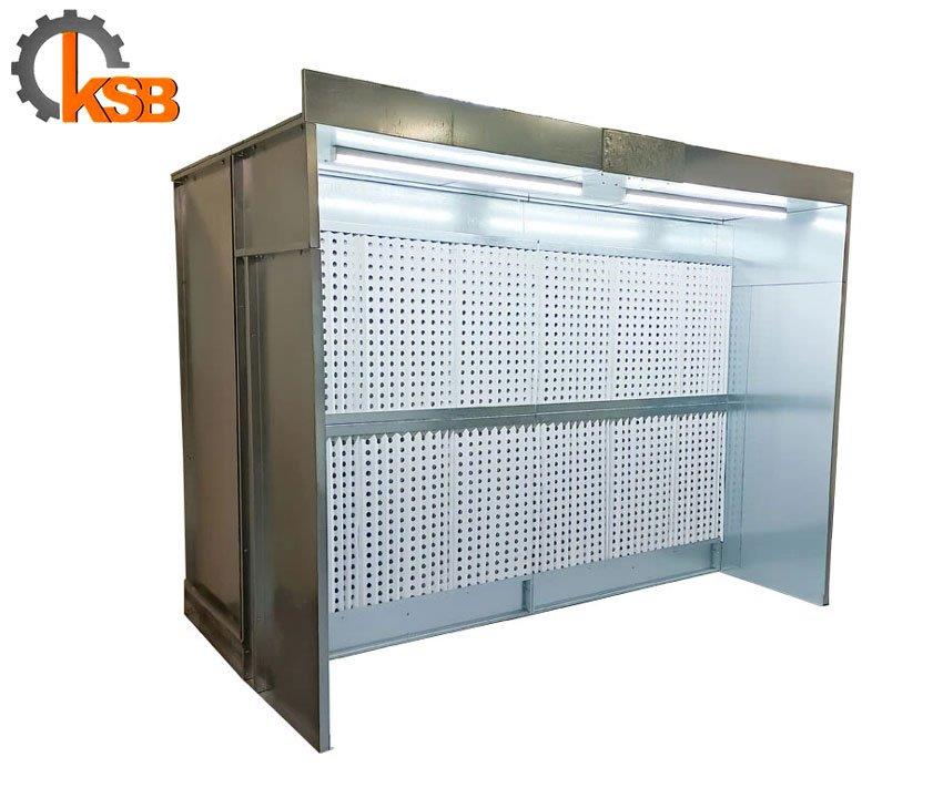 کابین آبشار رنگ مایع