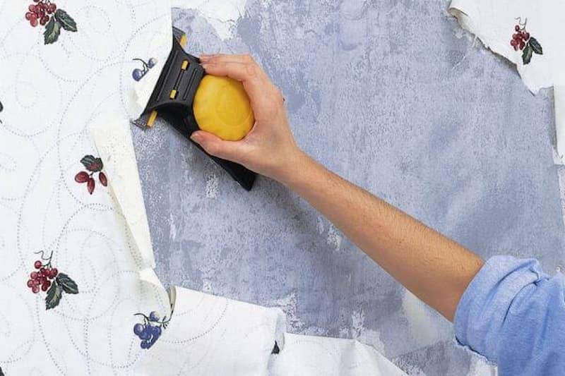 اصول کندن کاغذ دیواری