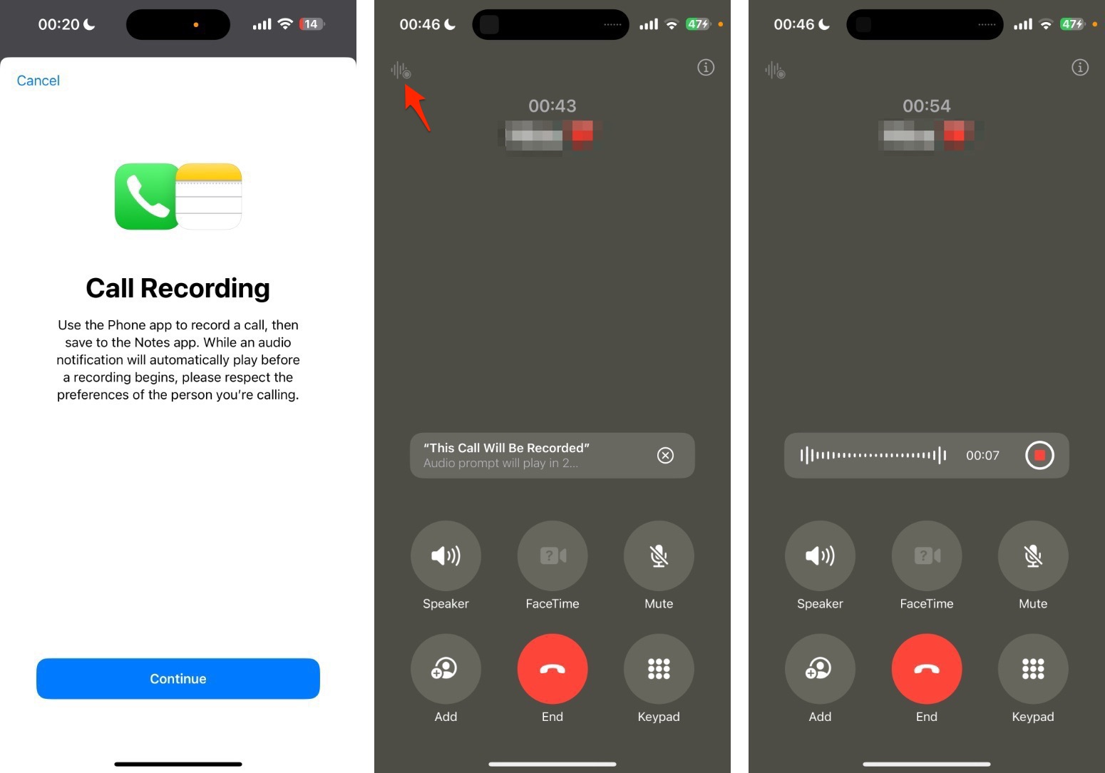 ویژگی جدید اپل در iOS 18 برای ضبط مکالمات