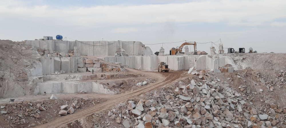 خرید سنگ مرمریت طوسی از معدن