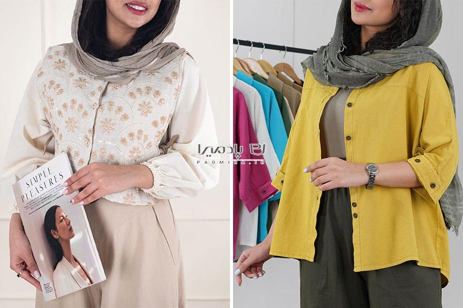 مانتو ترند تابستانی دخترانه برای دانشگاه