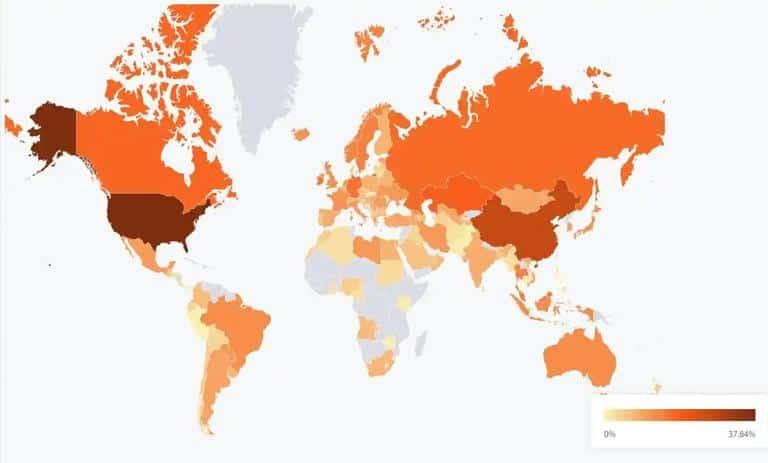 پیشروترین کشورها در زمینه استخراج بیت کوین کدامند