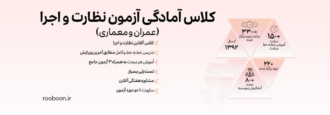 کلاس های آمادگی آزمون نظام مهندسی