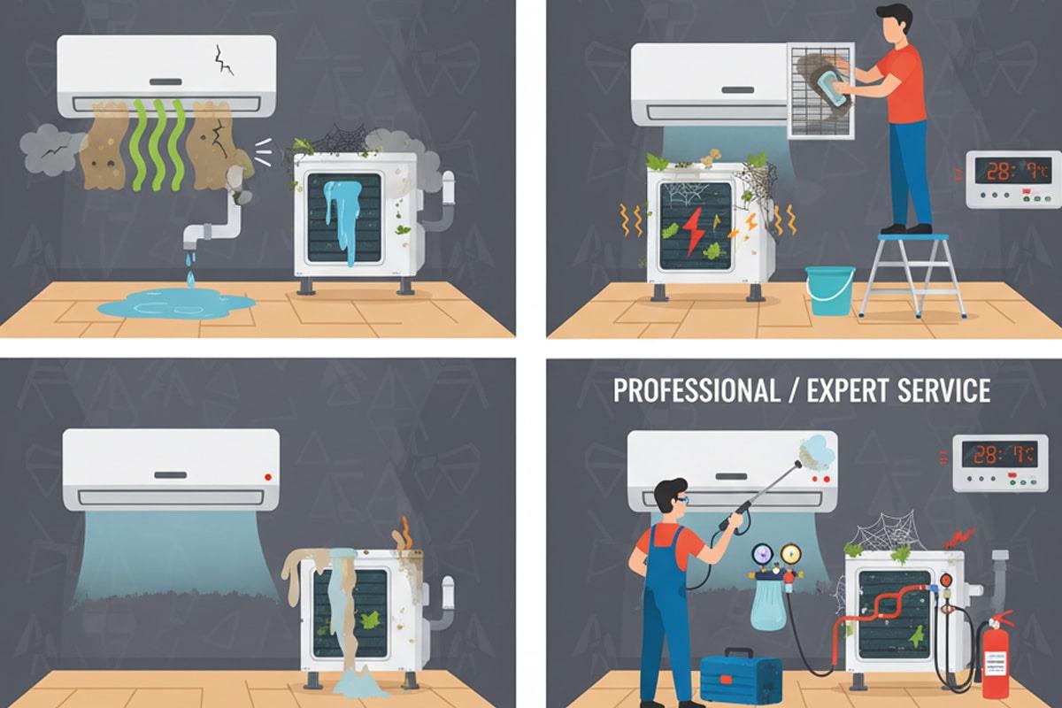 بهترین زمان سرویس کولر گازی