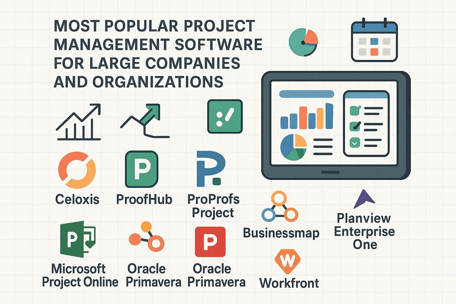 محبوب‌ترین نرم ‌افزارهای مدیریت پروژه برای سازمان‌ها و شرکت‌های بزرگ