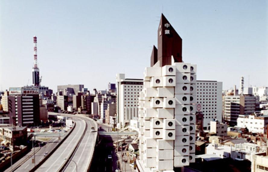 برج کپسولی ناکاگین؛ نماد معماری متابولیسم
