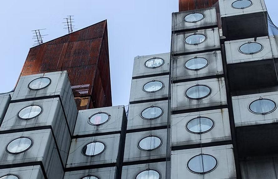 برج کپسولی ناکاگین؛ نماد معماری متابولیسم