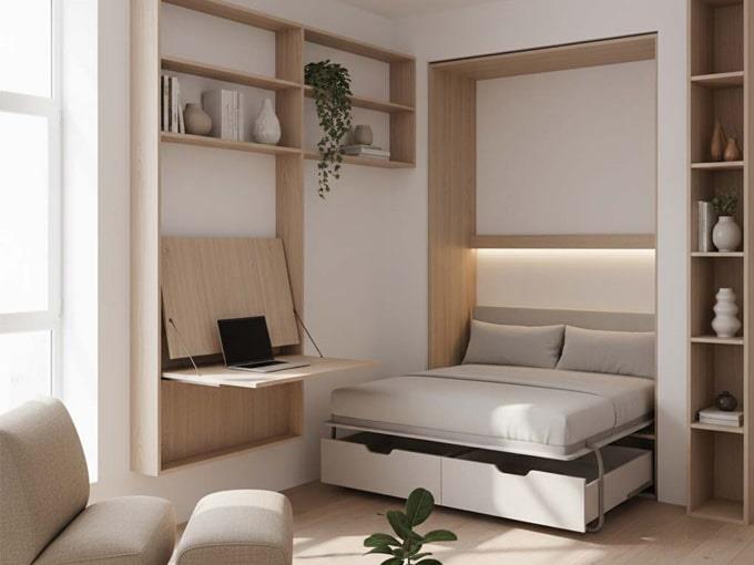 استفاده هوشمندانه از فضا در طراحی دکوراسیون داخلی خانه های کوچک