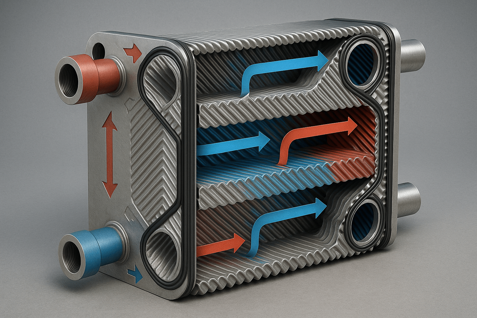 مبدل حرارتی صفحه‌ای چگونه کار می‌کند؟