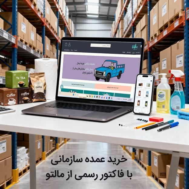 خرید عمده ملزومات مصرفی شرکت ها از مالتو
