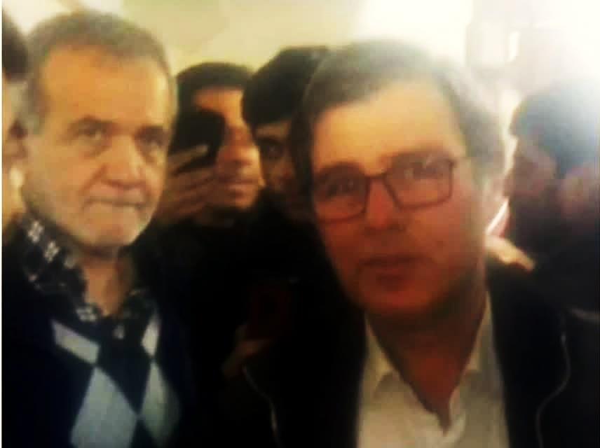 ناصر غلامی هوجقان و مسعود پزشکیان