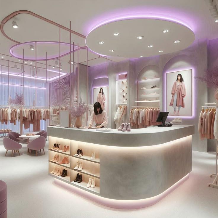 دکور مغازه پوشاک زنانه