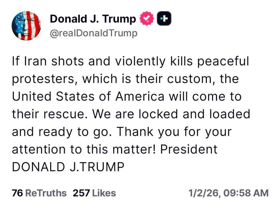 توئیت ترامپ