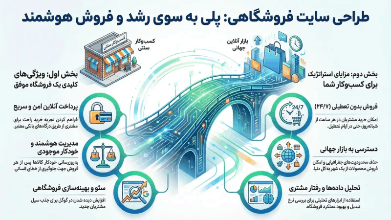 مزایای سایت فروشگاهی برای کسب‌وکار شما