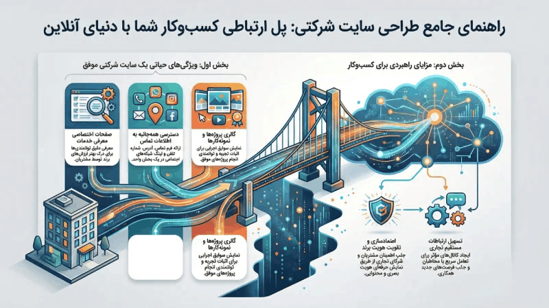مزایای طراحی سایت شرکتی برای کسب و کار شما