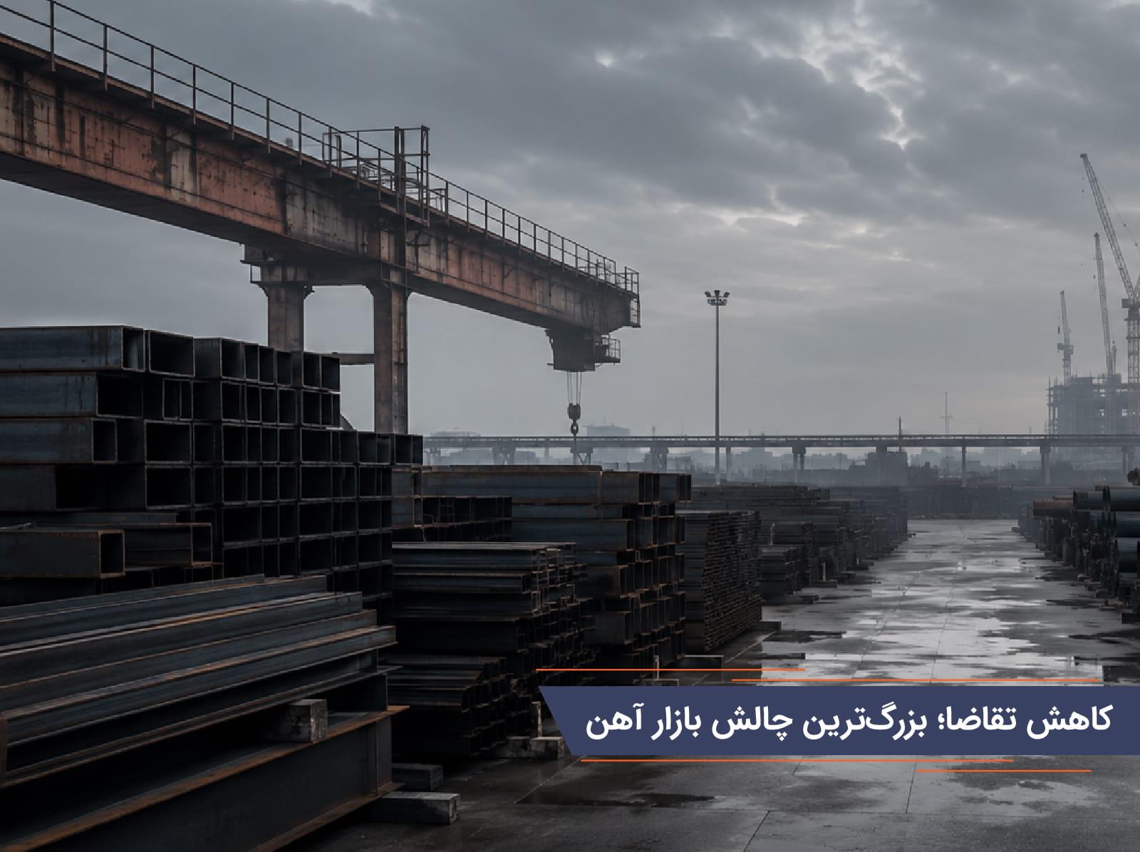 کاهش تقاضا بزرگترین چالش بازار آهن