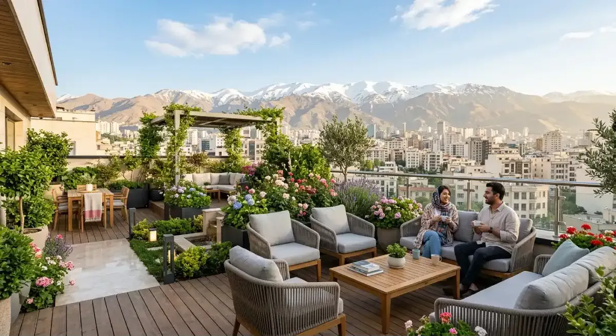 روف گاردن پشت بام