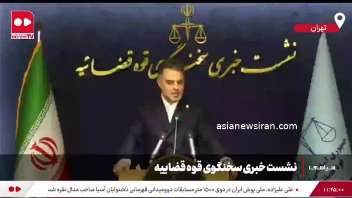 سیدعلی کاظمی در نشست خبری ۱۴ مهر ۱۴۰۵؛ فریم ویدیوی همشهری آنلاین