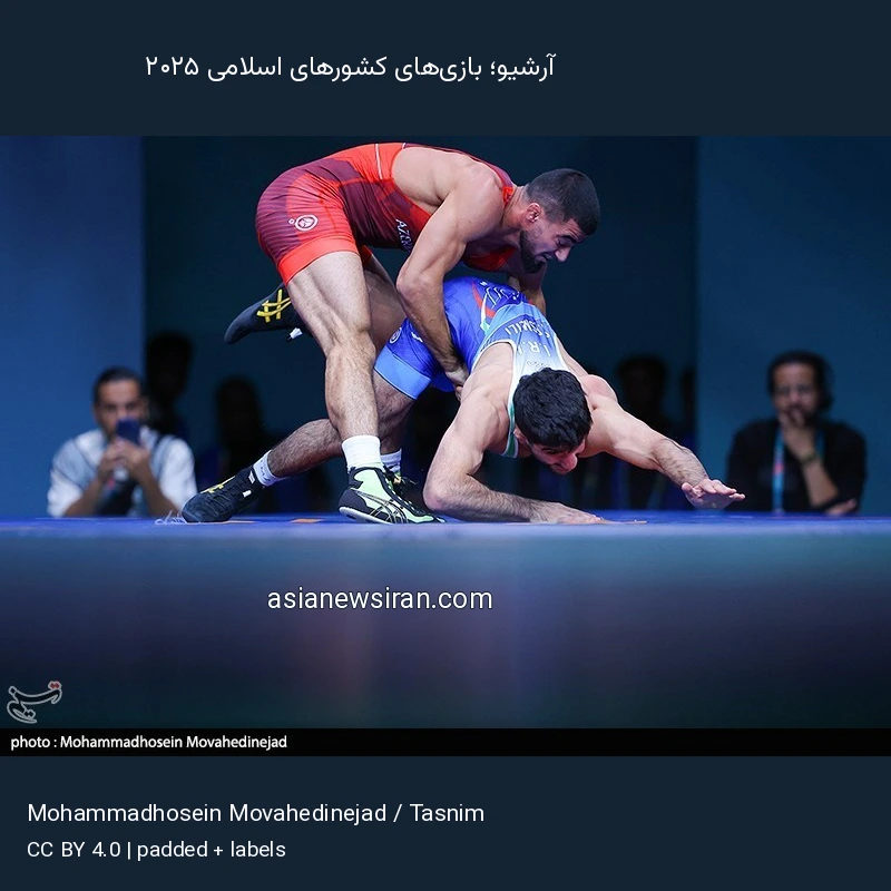 سعید اسماعیلی و حسرت جعفروف؛ عکس آرشیوی بازی‌های کشورهای اسلامی ریاض ۲۰۲۵