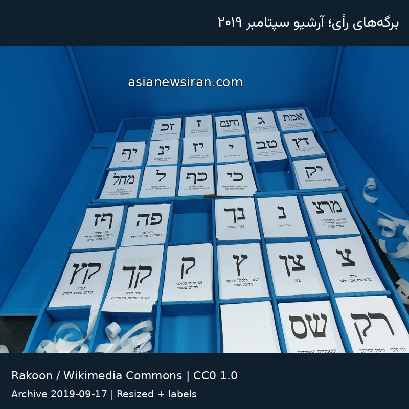 برگه‌های رأی در رمت گن؛ عکس آرشیوی ۱۷ سپتامبر ۲۰۱۹