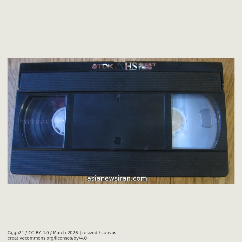 A TDK VHS home-video cassette photographed in March 2026