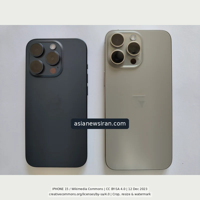 عکس آرشیوی آیفون ۱۵ پرو و پرو مکس، دسامبر ۲۰۲۳؛ از مدل‌های سازگار با Siri AI