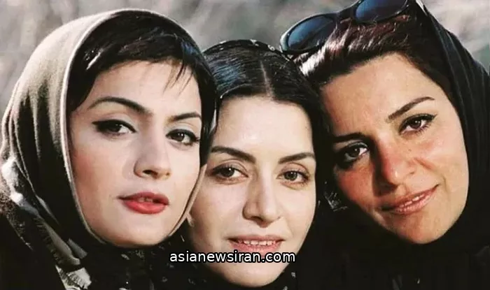 السا فیروزآذر در کنار مریلا زارعی و لیلا زارع در فیلم زن زیادی